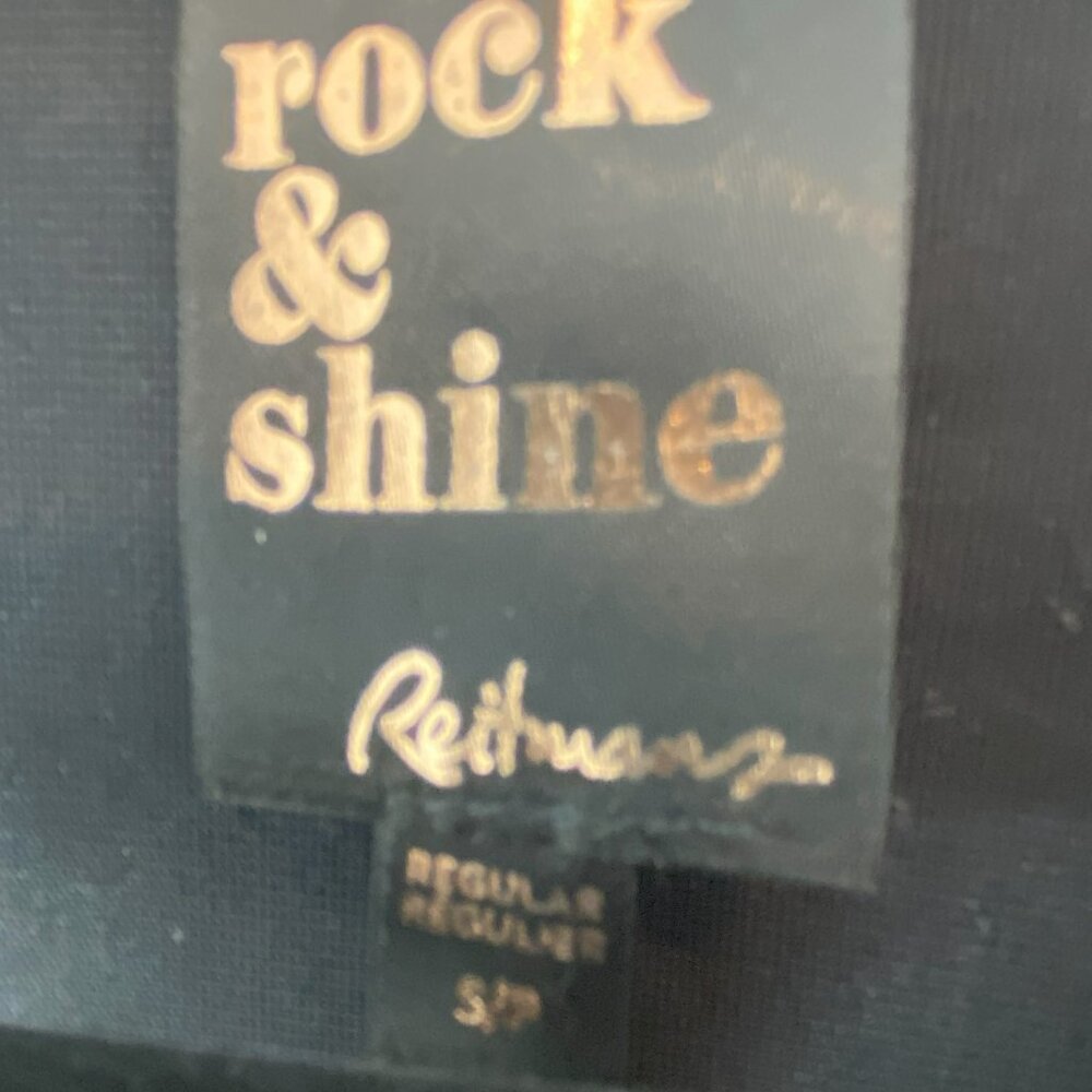 Reitmans Rock and Shine - Black vneck dress, long sleeve, soft velvet feel - Picture 4 of 4
